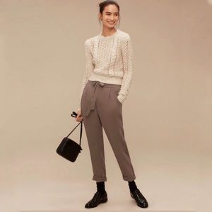 Aritzia - Wilfred Allant Pant in Camel Brown